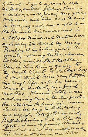 Letter from Canon Dwyer