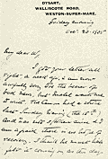 Letter from Selwyn