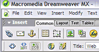 Dreamweaver Screenshot