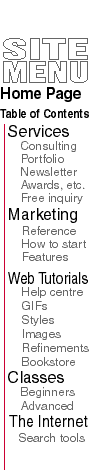 Site Menu